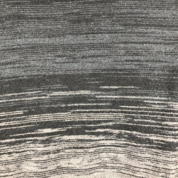 ATHLETA | gray space dye Ashland cowl neck ribbed hi low long sleeve sweater L - Picture 10 of 16